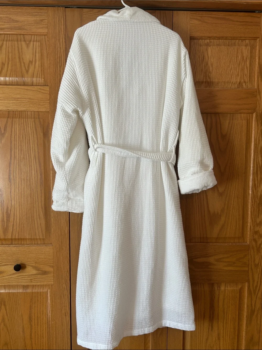 Pottery Barn - White Waffle Robe -OS